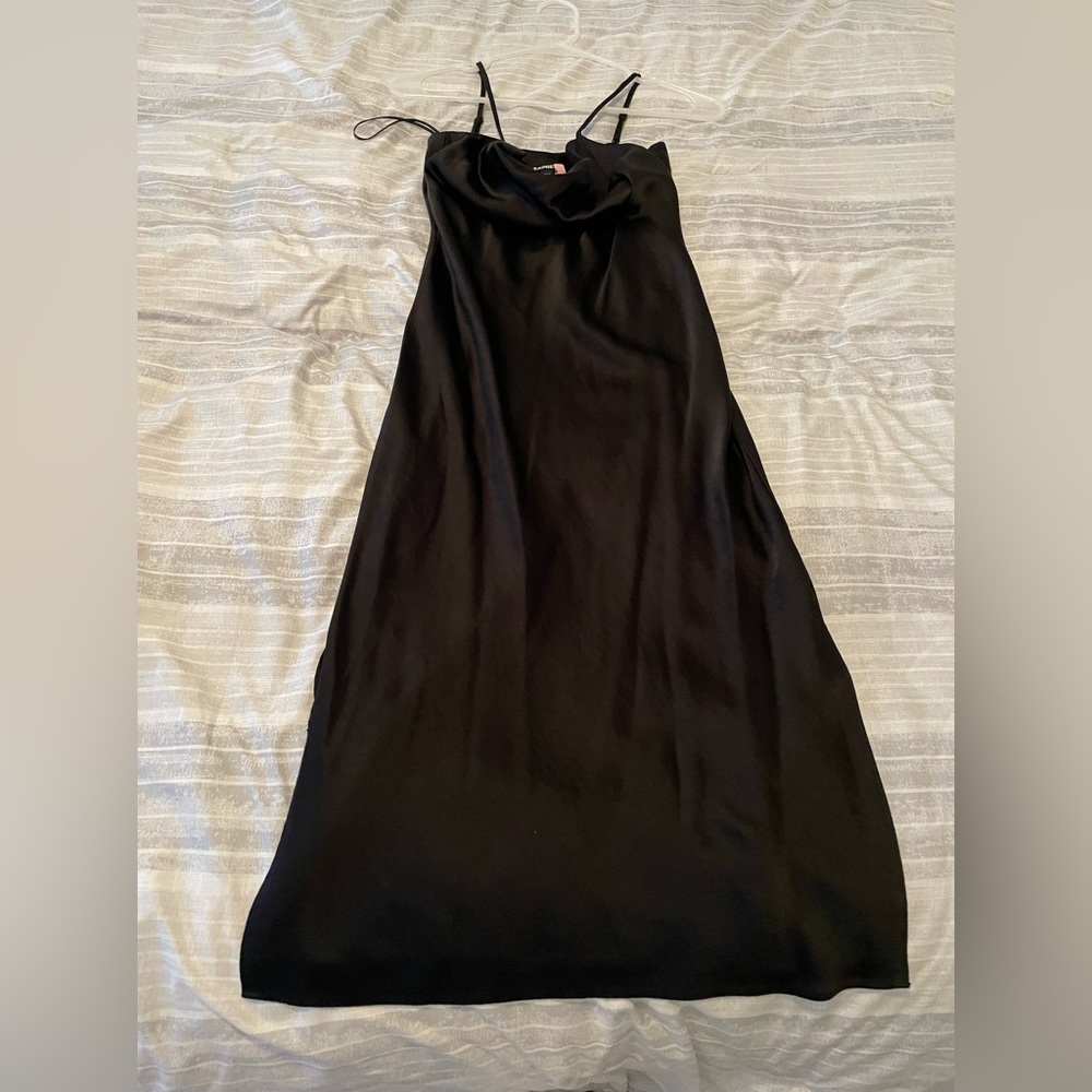 Express Satin Midi Dress